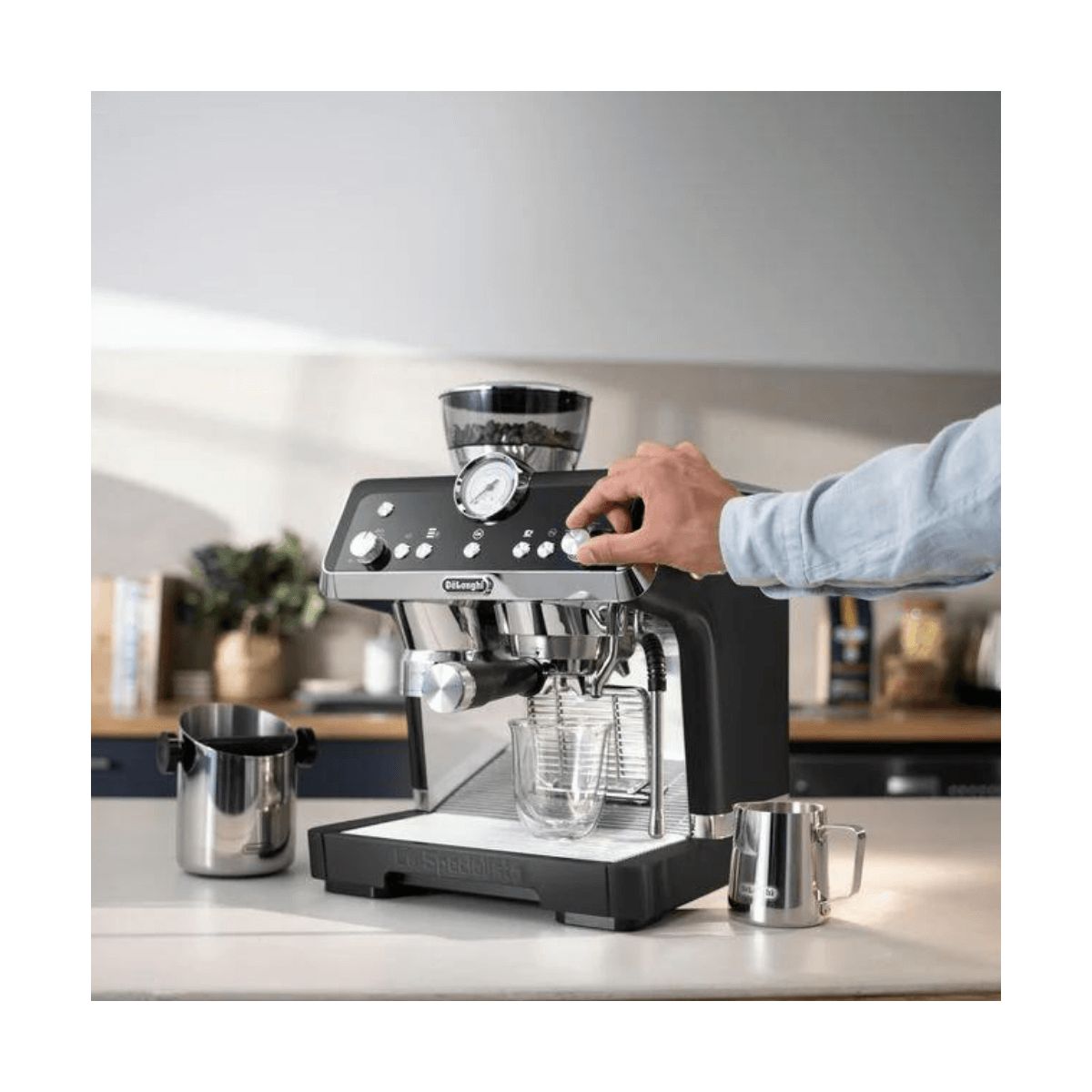 Machine à espresso semi-automatique Specialista Prestigio de Delonghi -  Ares Accessoires de cuisine