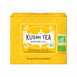 Organic green tea Kusmi Tea – EXPUREAddict – 20 muslin tea bags