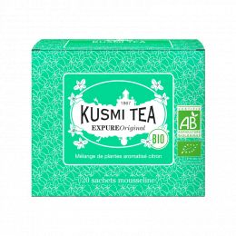 Infusion vert Bio Kusmi Tea – EXPURE Original – Boite de 20 sachets