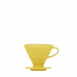 V60 Dripper Hario Porzellan [3/4 Tassen] - Gelb
